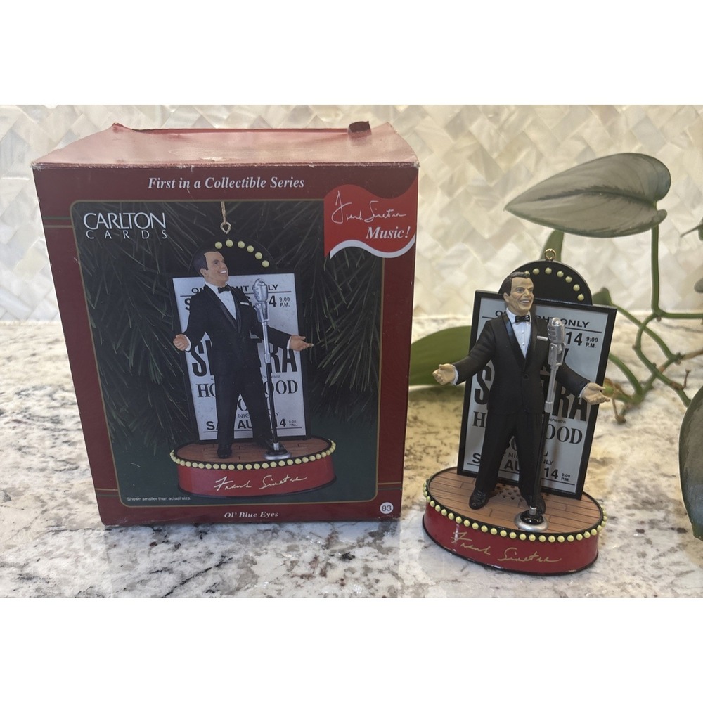 VTG Carlton Cards Heirloom Collection Frank Sinatra Ol' Blue Eyes Music Ornament